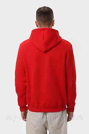 Худи мужское базовое утепленное RAY BASIC красное (U0401M-Red) XL Киев
