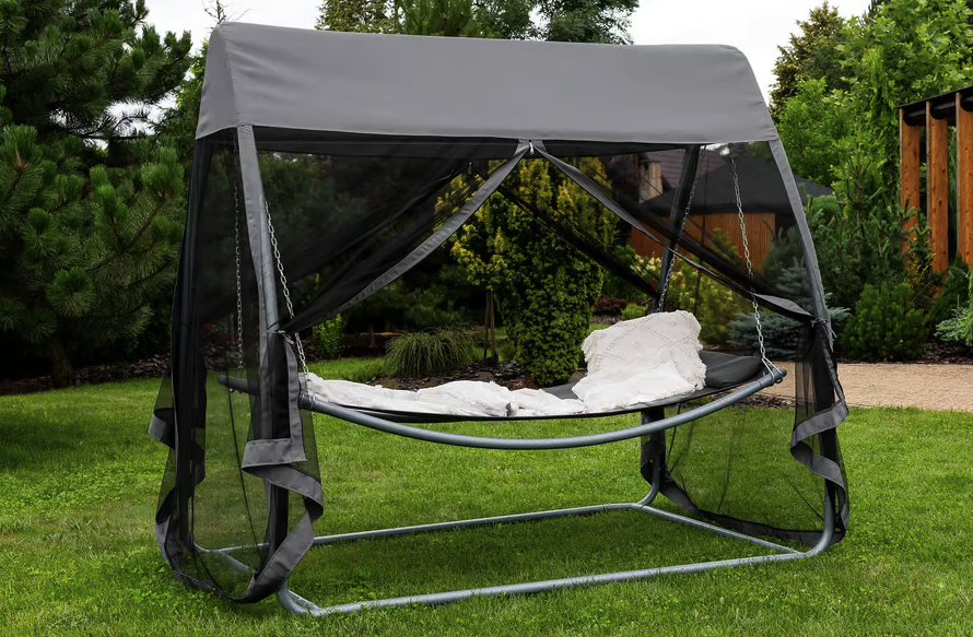 Гамак-гойдалка з москітною сіткою Di Volio Treviso сірий Киев - изображение 6