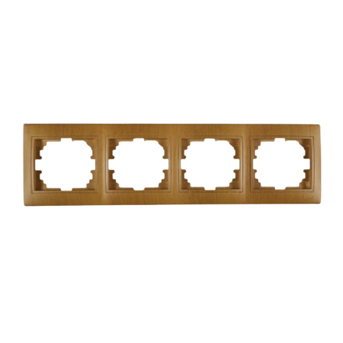 MIRA дуб класичний матовий Рамка горизонтальна 4-а без вставки Лезард Житомир - изображение 1