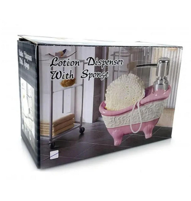 Диспенсер для мыла с мочалкой Ванна Киев - изображение 3
