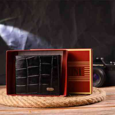 Кошелек Canpellini Из натуральной кожи Черный (21584) Винница