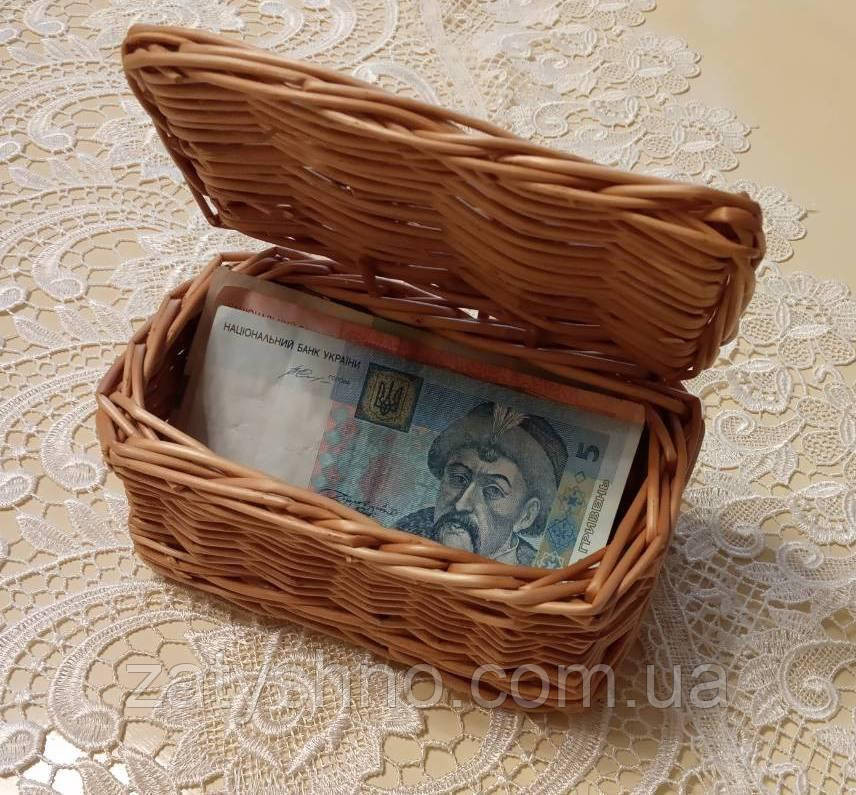 Шкатулка плетеная из лозы Киев - изображение 2