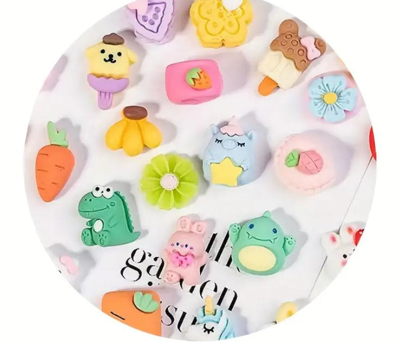 3D дитячі силіконові наклейки для термосів, мобільних телефонів, набір 20 шт. з мультяшними тваринам Київ - фото 5