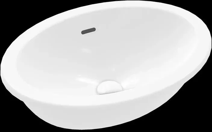 Раковина  Villeroy&Boch Loop & Friends Podblatowa Z Przelewem 48,5X32,5cm Biała Powłoka Ceramik Plus Киев - изображение 1