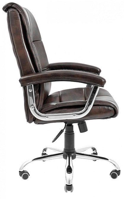 Офісне Крісло Керівника Richman Arizona Titan Dark Brown Хром М2 AnyFix Коричневий Київ - фото 3