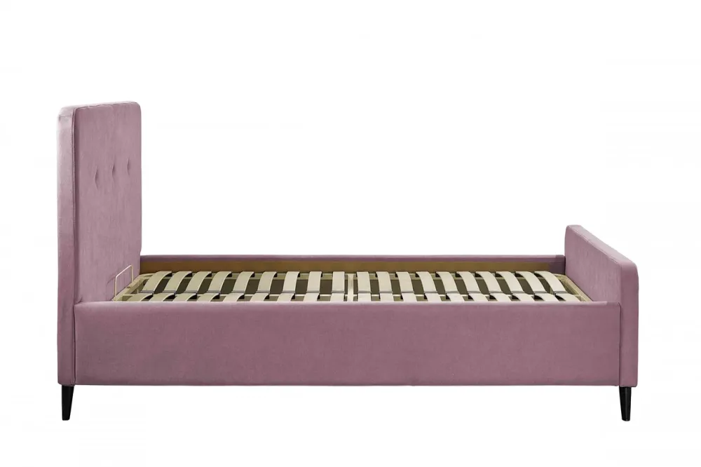 Кровать Двуспальная Michelle Standart Wood На ножках 160 х 200 см Fibril 24 Розовый Киев - изображение 3