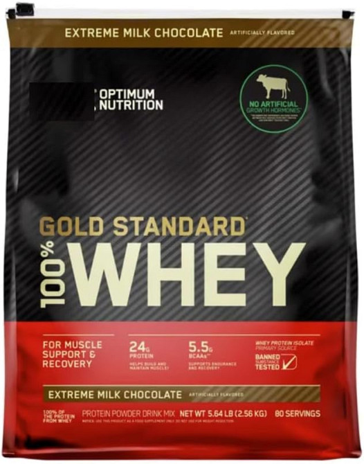 Протеїн Optimum Nutrition Gold Standard 100% Whey 4,54 kg (Extreme Milk Chocolate ) Луцьк - фото 1