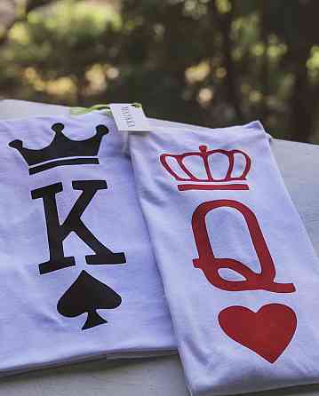 Парные футболки для парня и девушки Черновцы