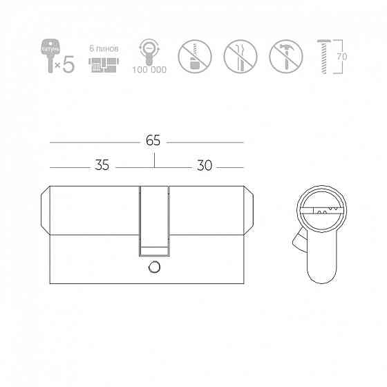 ЦИЛІНДР КЛЮЧ/КЛЮЧ Київ