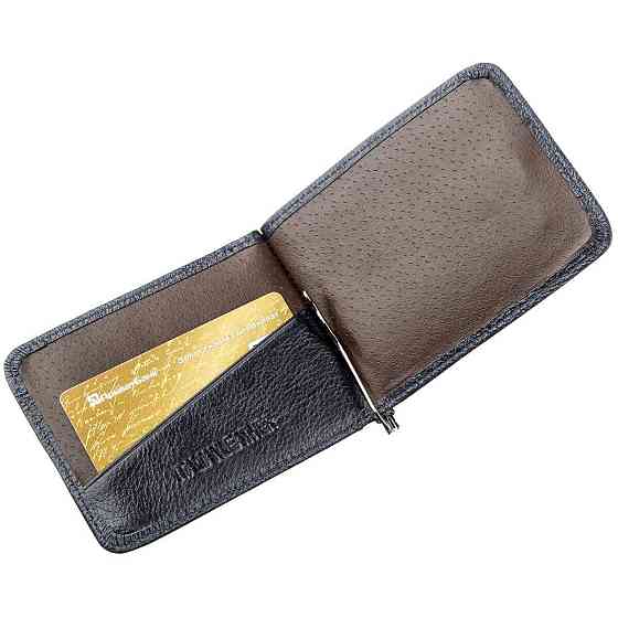 Практичний Затискач для чоловіків на магніті ST Leather 18939 Синій Київ