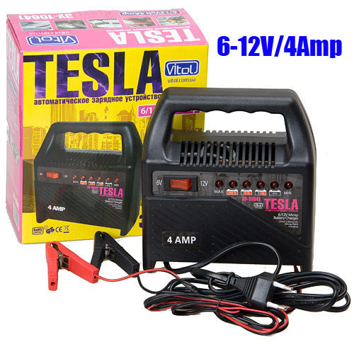 Зарядне устр. PULSO BC-10641 6-12V 4A/10-60AH світлодіод Вінниця - фото 2