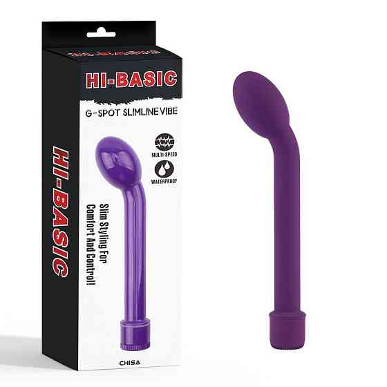Вибратор Chisa HI-BASIC для точки G, фиолетовый Sex Aura Киев