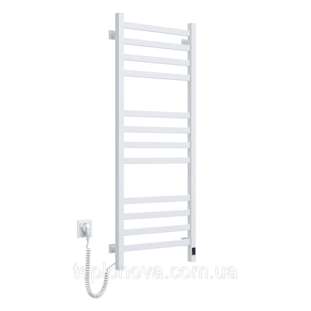 Электрический полотенцесушитель NAVIN Avangard 480х1200 Sensor с Wi-Fi, левосторонний с таймером, белый Черновцы - изображение 2
