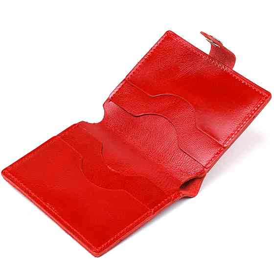 Женское кожаное портмоне Shvigel 16482 Красный Киев