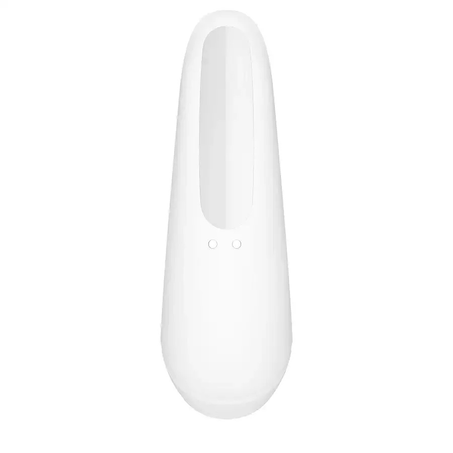 Вакуумний кліторальний стимулятор Satisfyer Curvy 1+ White з керуванням через інтернет Львів - фото 3