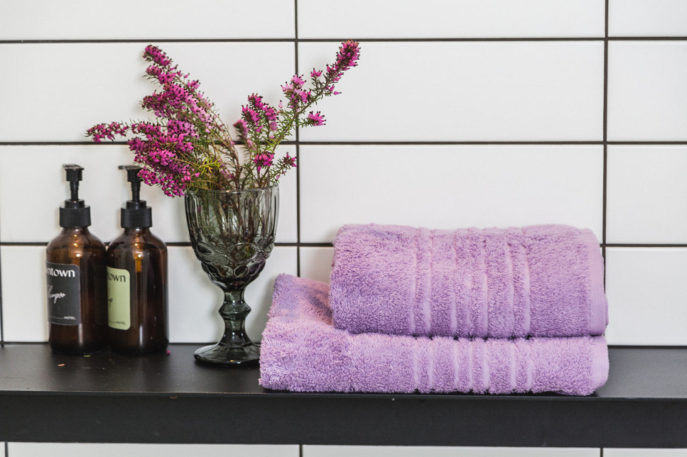 Ecotton Рушник махровий Ecotton 50х90 см високої щільності 550 г/м² бузковий Lilac 1 шт. Коломыя - изображение 1