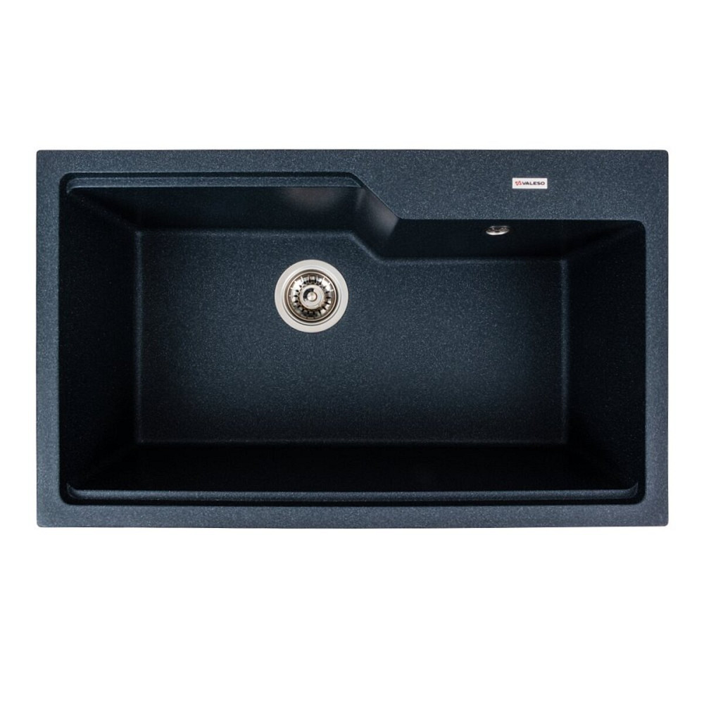 Гранітна мийка для кухні VALESO NIKA 7545 матова Антрацит Коломыя - изображение 1
