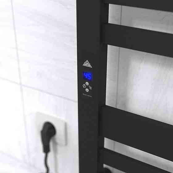 Електрична рушникосушка Laris Зебра Тетріс ЧКФ 12 500Х1100 Е чорна Л/П Київ