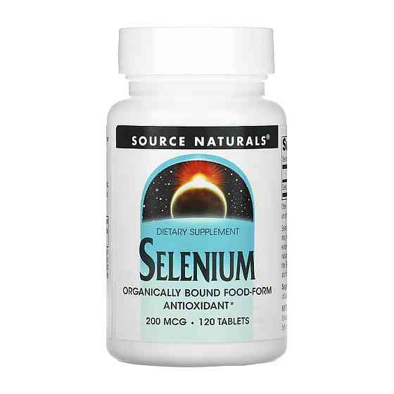 Селен дрожжевой Source Naturals Selenium 200mcg 120 таб Киев