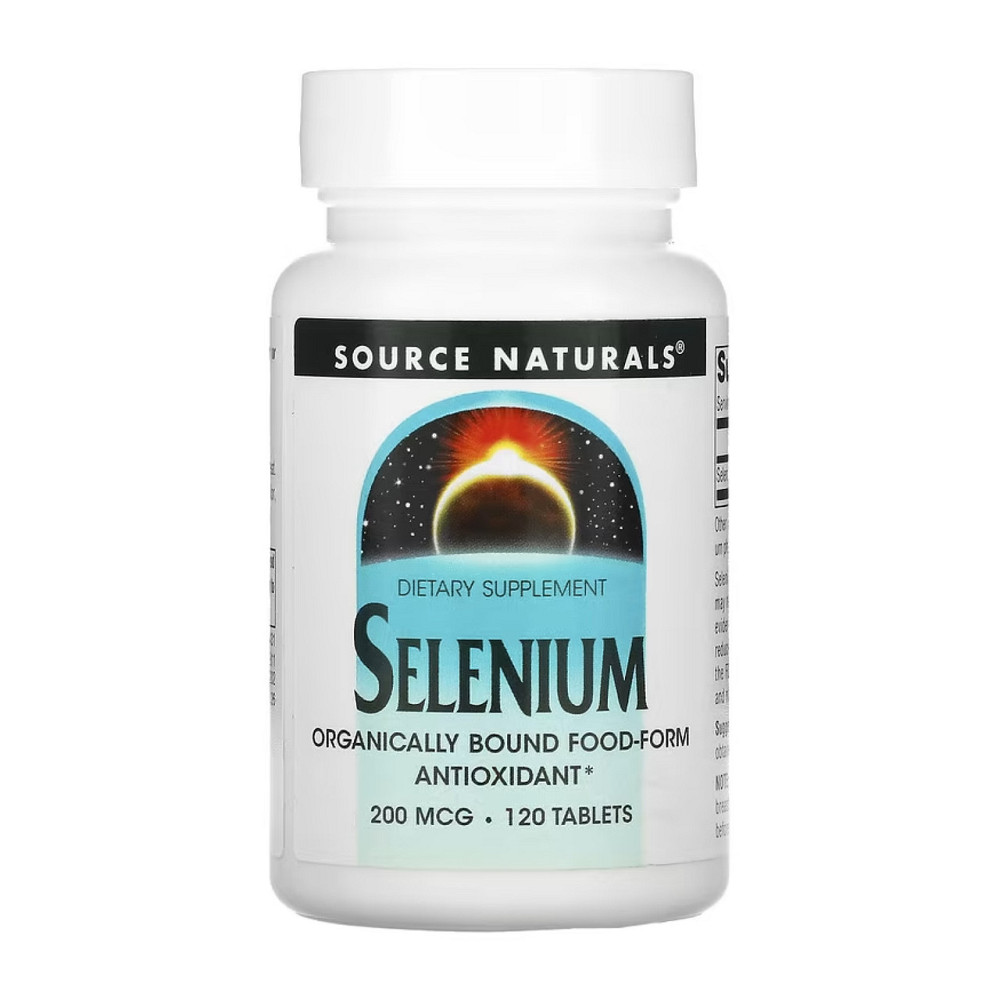 Селен дрожжевой Source Naturals Selenium 200mcg 120 таб Киев - изображение 1