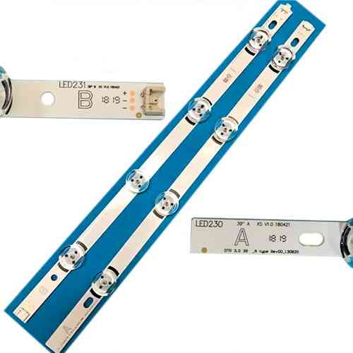 LED планка лампа подсветки ЖК ТВ 39 LG Innotek DRT 3.0 39 A/B, 8шт комплект Винница
