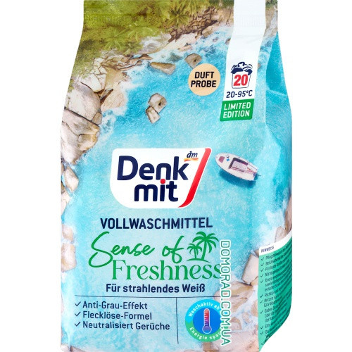 Описание Стиральный порошок Denkmit “Sense of Freshness”, 20 стирок, 1.35 кг Львов - изображение 1