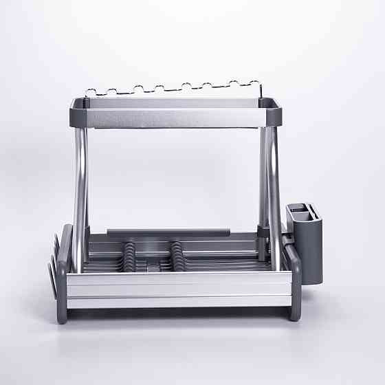 Двоярусна сушилка для посуду з піддоном HP-46-7 Київ