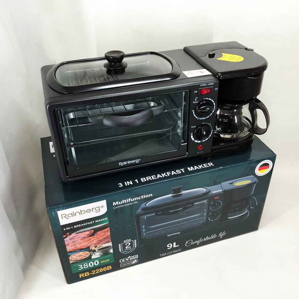 Електрична піч для випікання Rainberg, Міні пічка для дачі Електрична піч настільна кухні CQ-20 Львів - фото 14