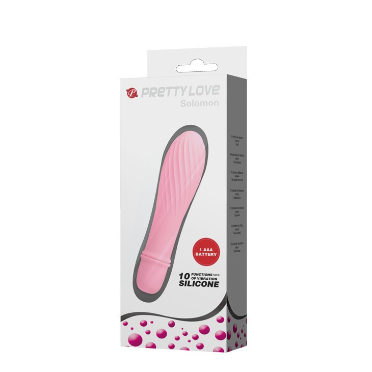 Вибратор розовый Solomon Pretty Love Sex Aura Киев - изображение 6