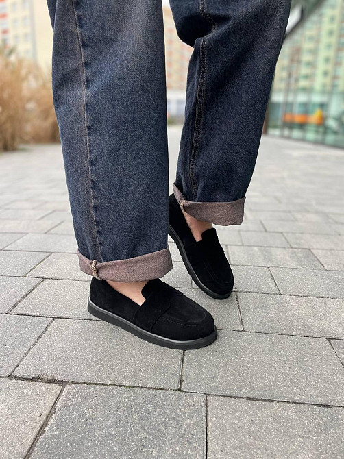 Zemira Балетки жіночі M.KRAFT T-79 чорні (весна-осінь, замша натуральна) (5788) Коломыя - изображение 7