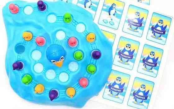Игра настольная Fun Game 93296 Соревнование Пингвинов морковные гонки. Киев