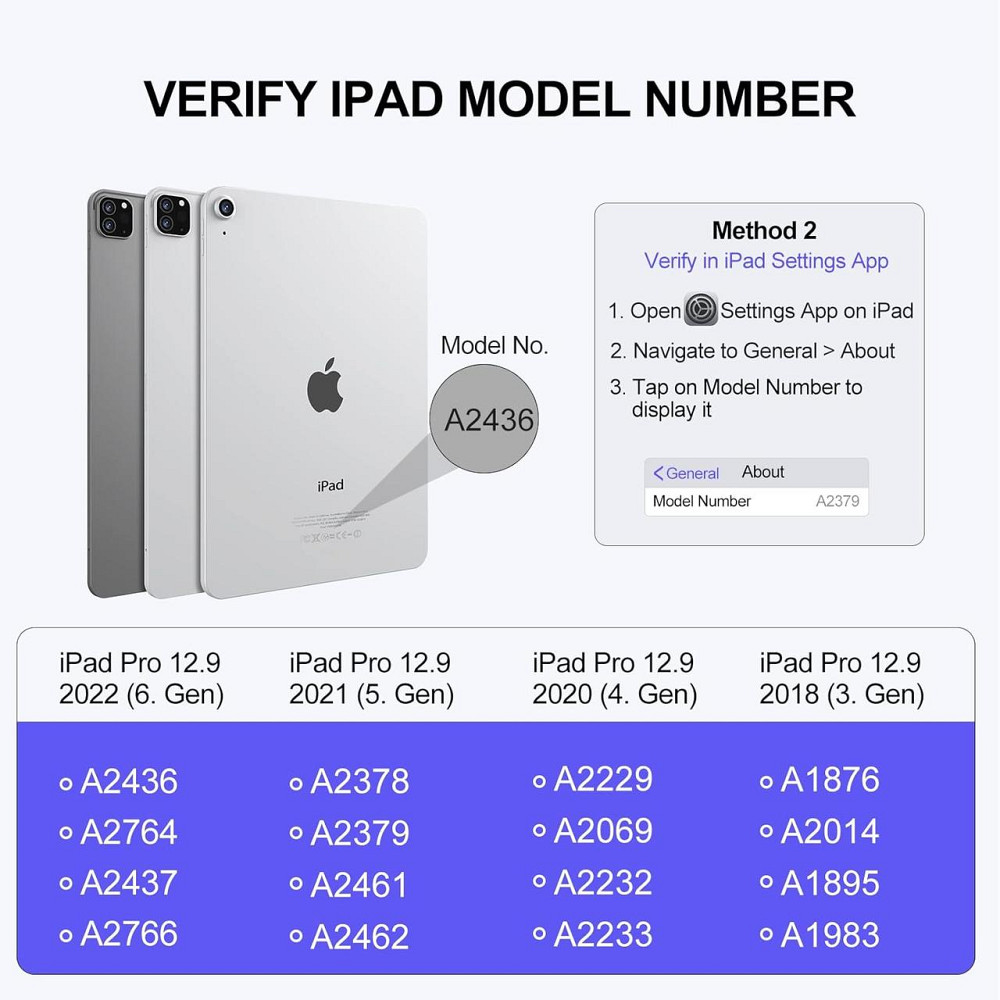 Чехол клавиатура CHESONA для iPad Pro 12.9 iPad Pro 6/5/4/3 поколения 2022 2021 2020 и 2018 лет Днепр - изображение 4