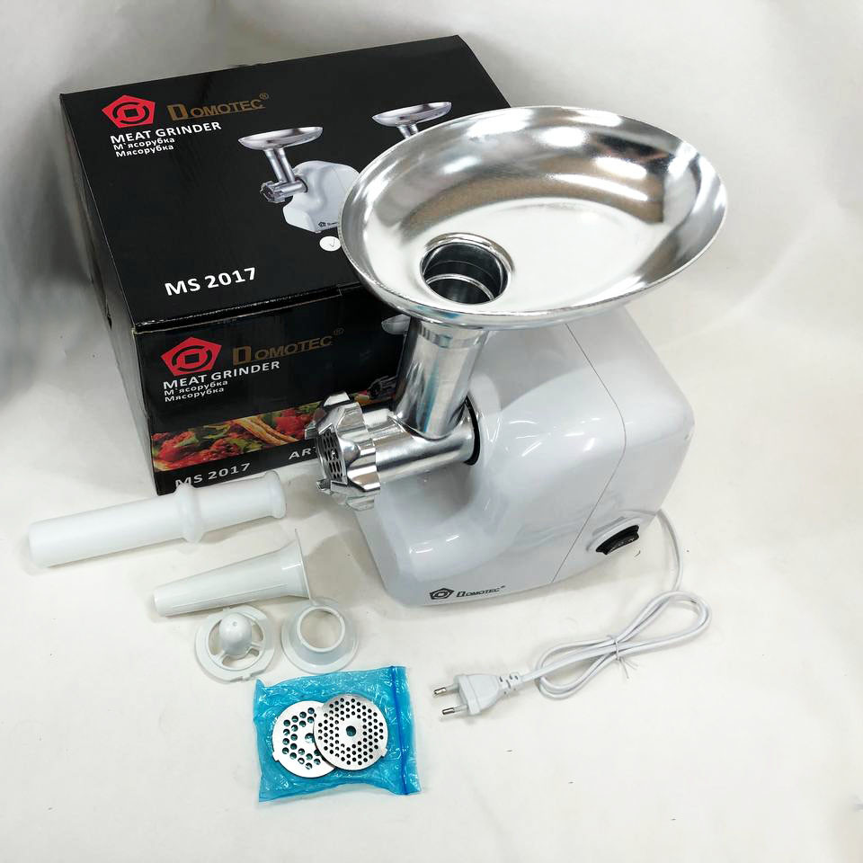 Потужна побутова електром'ясорубка для дому Domotec, М'ясорубки шнекові, М'ясорубки для ковбаси TZ-59 Івано-Франківськ - фото 6