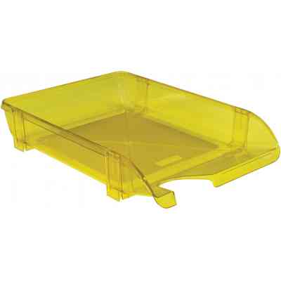 Лоток для паперів Economix горизонтальний пластиковий, лимонний (E31801-25) Вінниця