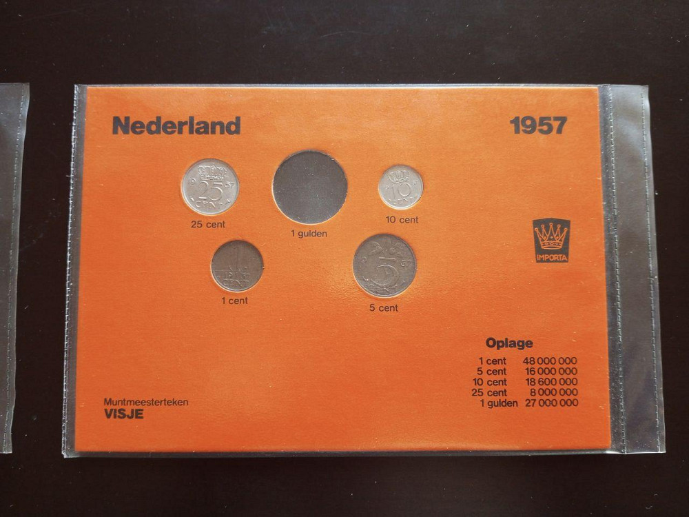 Мінтсет Нідерландів, 1957 рік (1.1) Не повний Полтава - фото 1