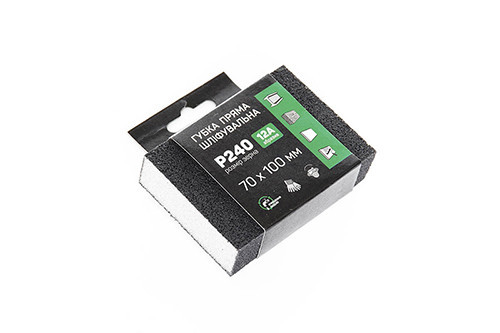 Губка шлифовальная APRO четырехсторонняя прямая P240 Ровно - изображение 1