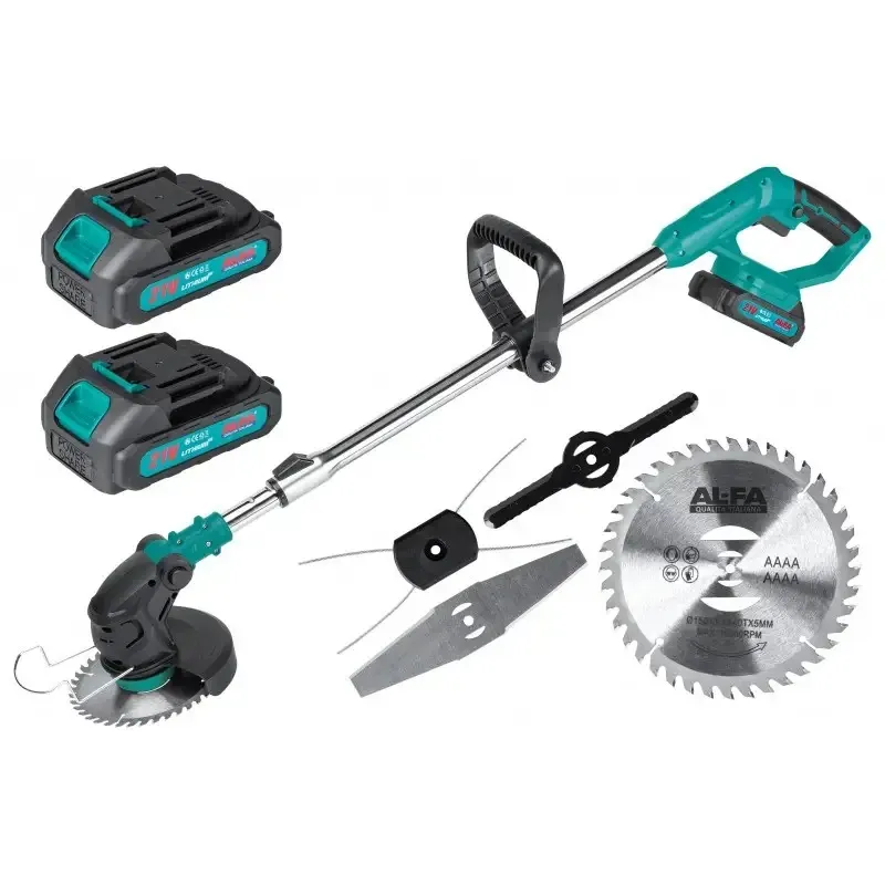 Тример Акумуляторний для трави AL-FA ALCGT2B-21V,Ручний тример для трави акумуляторний 2 акумулятори 21V 2.0Ah Львів - фото 9