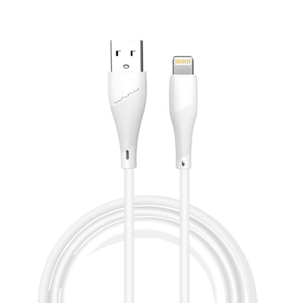 Кабель WUW-X196 USB Lightning 2,4А white (6972573335596) Київ - фото 1