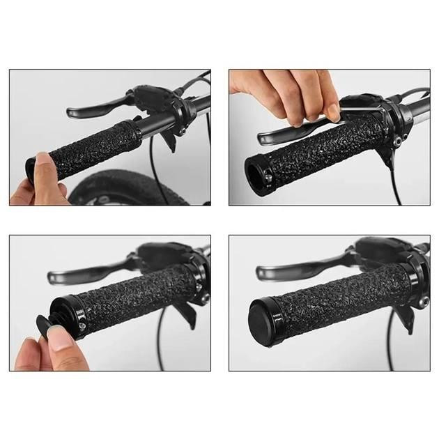 Грипсы велосипедные резиновые BT-016 Feel Fit Черный Бровары - изображение 4