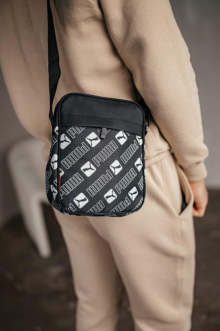 Барстека Nike, Чоловіча сумка через плече, Текстова барсетка на три відділення, Брендаова сумкаMasterSem Київ - фото 1