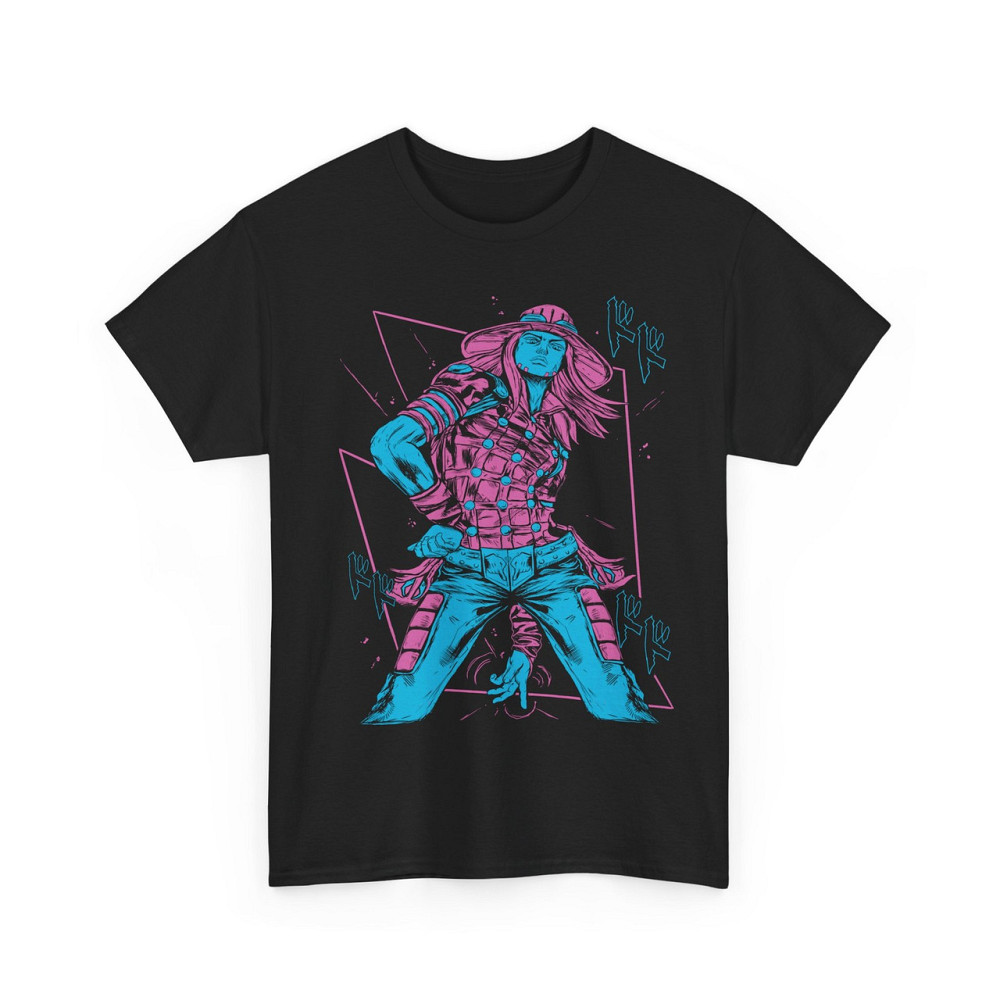 Футболка аниме Гйро Зеппели Джоджо С оверсайз (S/M/L) Черний AnimeJ0285 Днепр - изображение 6