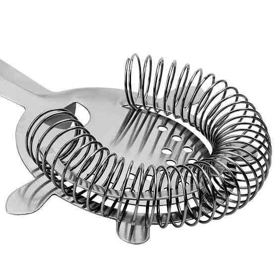 Стрейнер сито фильтр барный для коктейлей из нержавеющей стали с 4 ушками и пружиной Киев