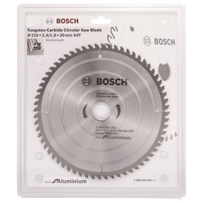 Круг отрезной Bosch Eco for Aluminium 210x2.4x30-64T (2.608.644.391) Винница - изображение 2