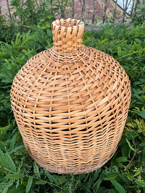 Абажур купольный  из лозы  35 см Киев - изображение 4