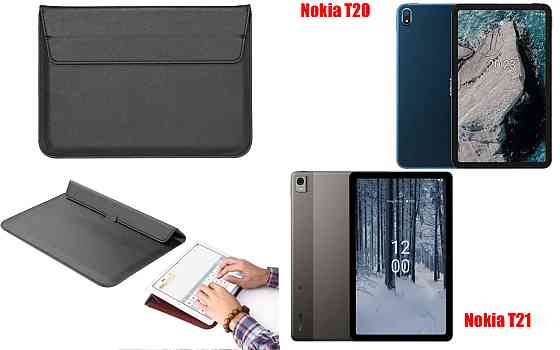 Чохол-конверт VitoCase для Nokia T20, Nokia T21, з функцією підставки для планшета Чорний Київ