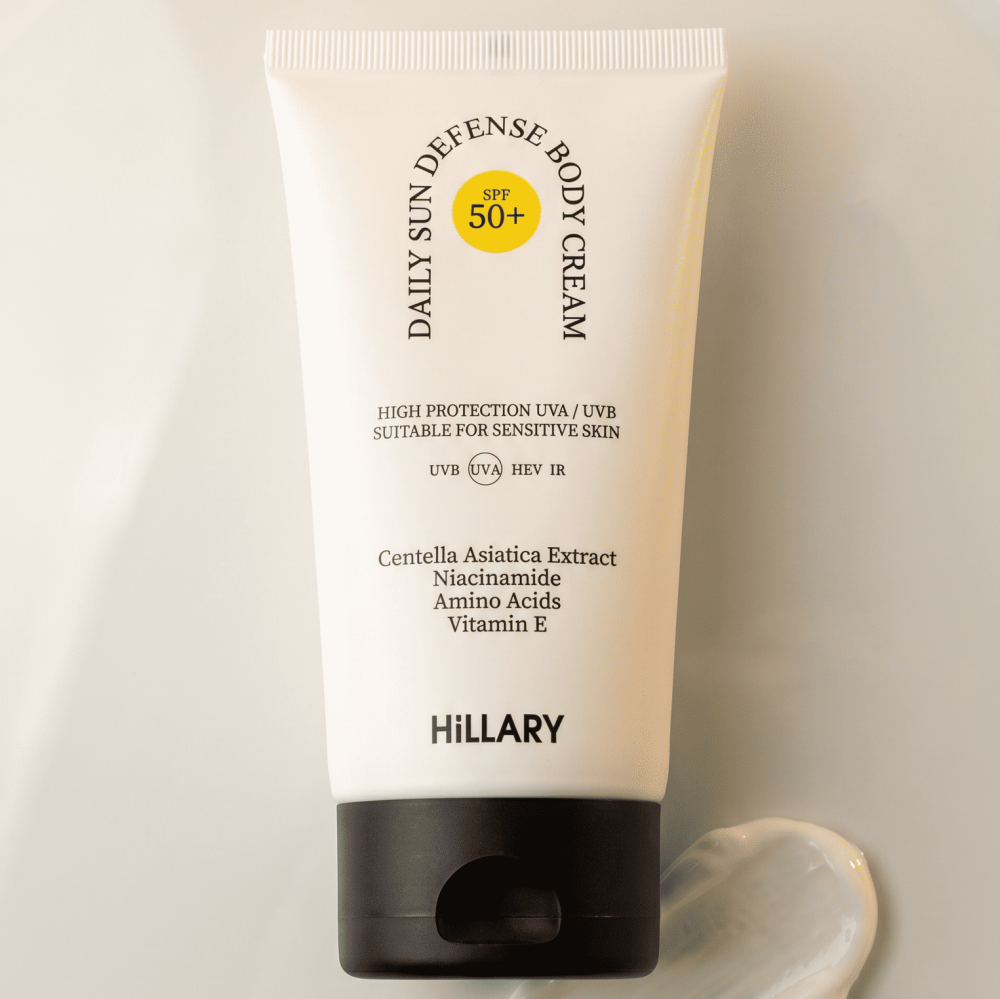 Сонцезахисний крем для тіла SPF 50 Daily Sun Defense Body Cream Hillary 150 мл Київ - фото 12