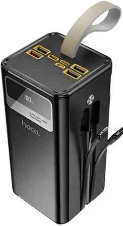 Повербанк HOCO 50000 mAh 22.5W швидка зарядка з кабелями DB58B. Харків