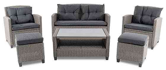 Набір садових меблів Di Volio Firenze сірий/графітовий Киев