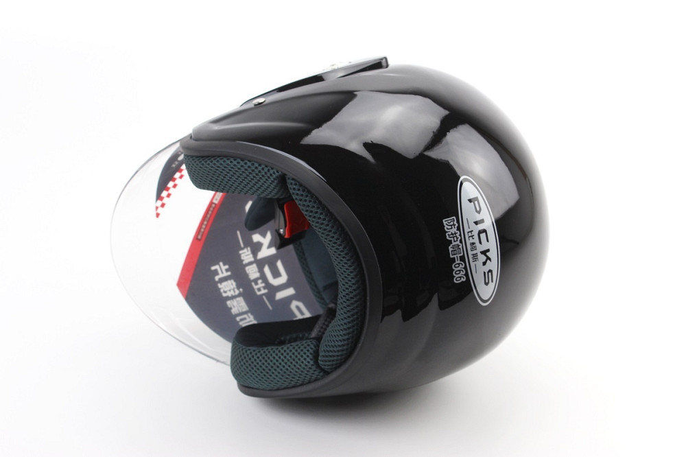 Шолом відкритий АТ-666, ЧОРНИЙ (можливі дефекти фарбування) Киев - изображение 2