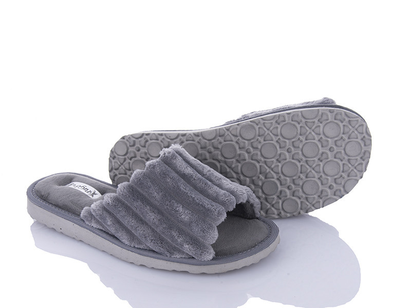 Хатні капці чоловічі відкриті домашні PaGo сірі вельвет 40-50 розміри Одеса - фото 3